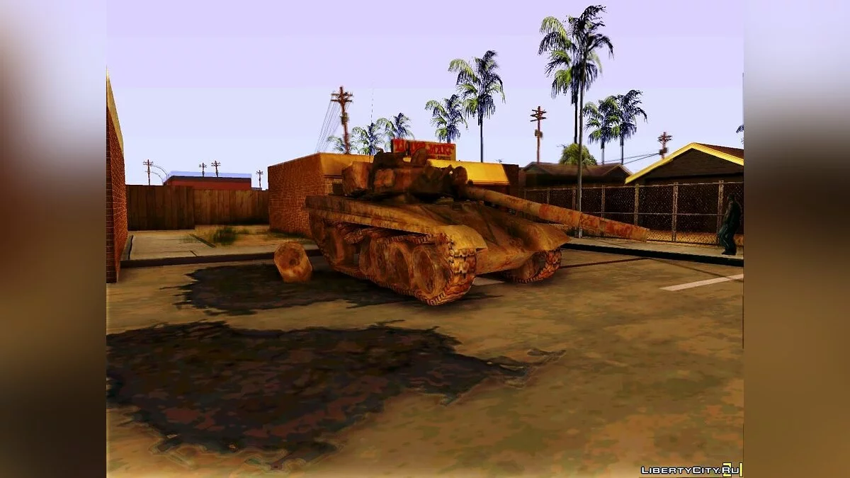 Обломки танка Т-72 / GTA San Andreas