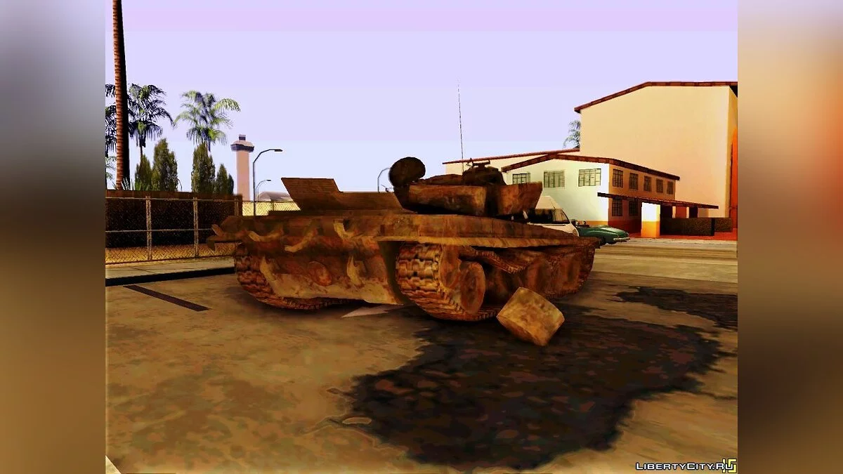 Обломки танка Т-72 / GTA San Andreas