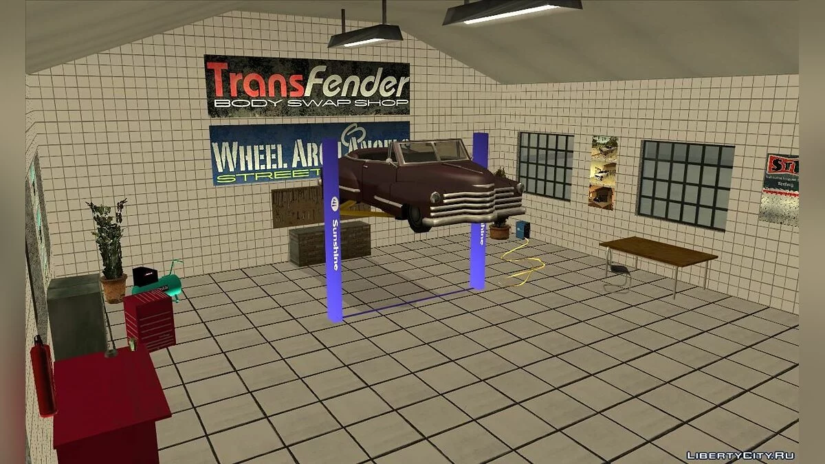 Bences Garage Mod v1.1 / GTA San Andreas