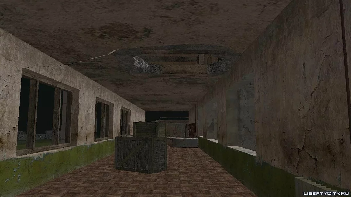 Огромное здание с бассейном из S.T.A.L.K.E.R / GTA San Andreas