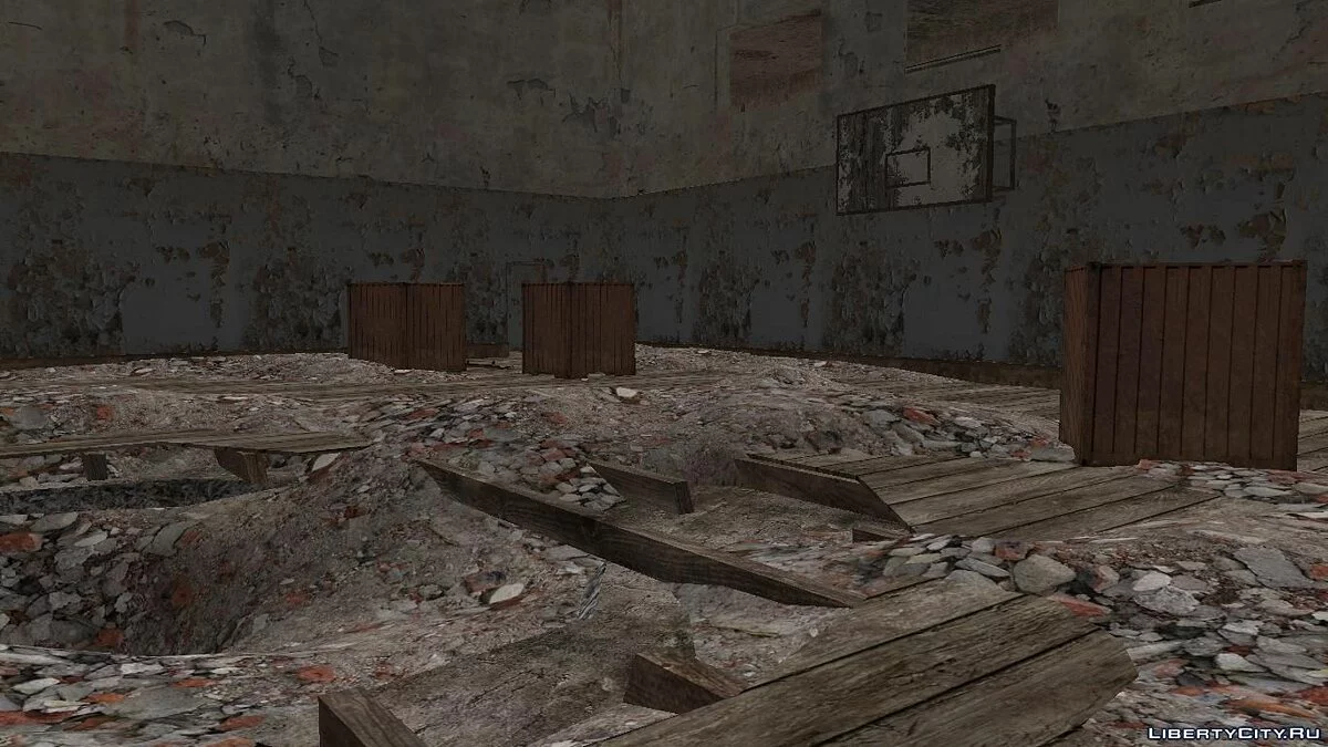 Огромное здание с бассейном из S.T.A.L.K.E.R / GTA San Andreas