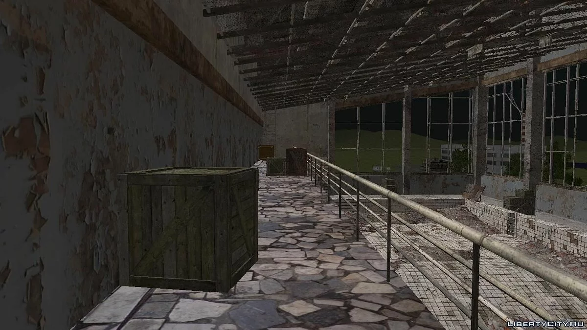 Огромное здание с бассейном из S.T.A.L.K.E.R / GTA San Andreas