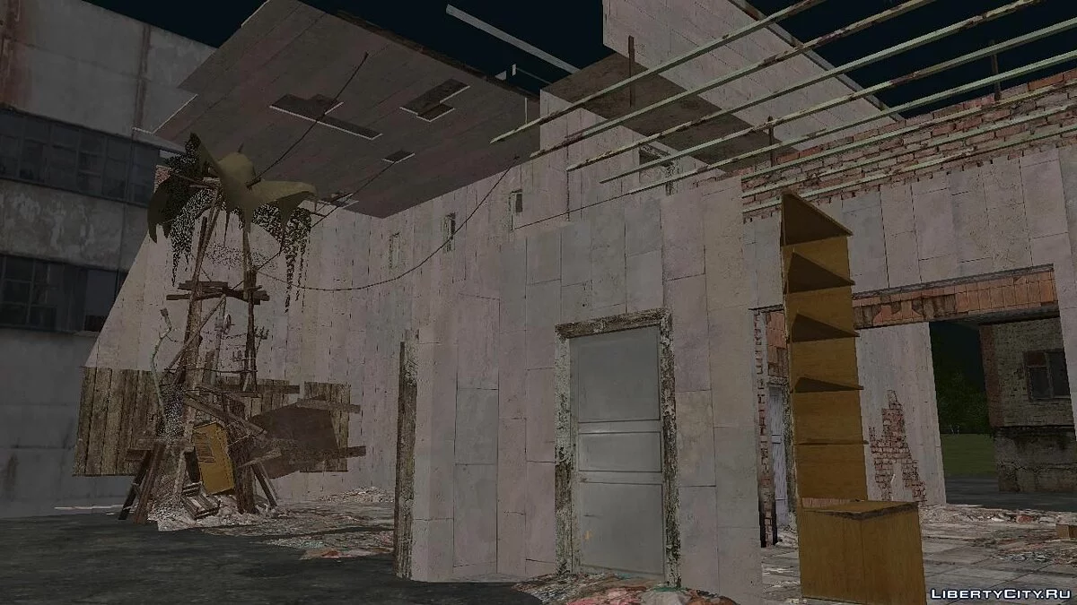 Разрушенный Книжный Магазин из S.T.A.L.K.K.E.R / GTA San Andreas