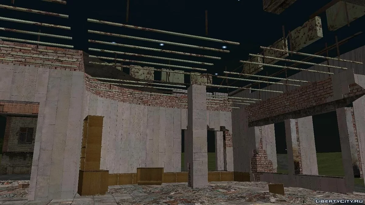 Разрушенный Книжный Магазин из S.T.A.L.K.K.E.R / GTA San Andreas