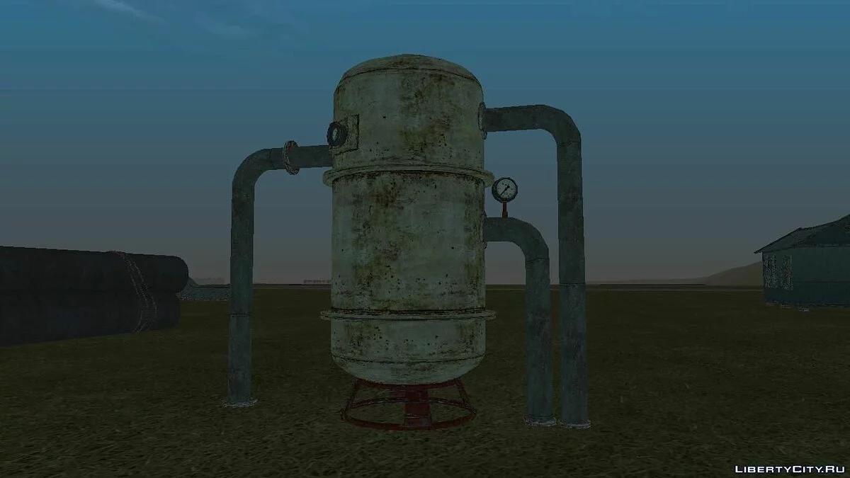 Паровая бочка из S.T.A.L.K.E.R / GTA San Andreas