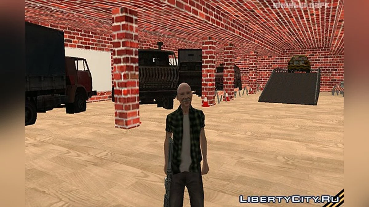 Телепорт в скрытый гараж в GTA: Криминальная Россия / GTA San Andreas