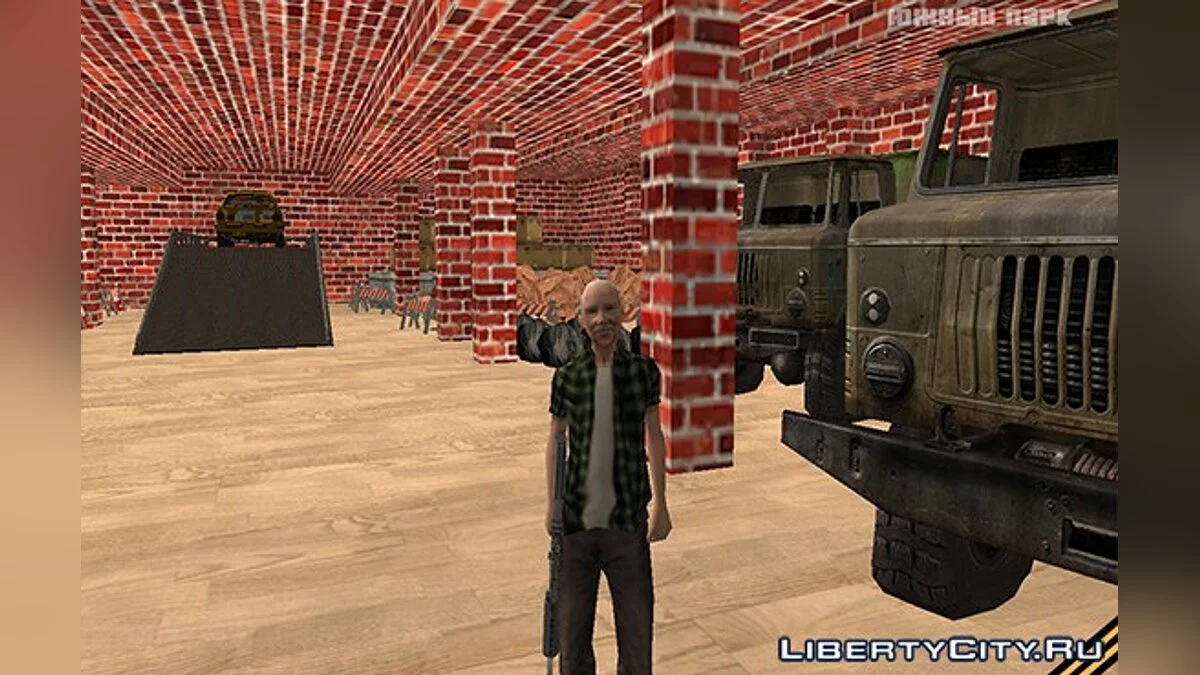 Телепорт в скрытый гараж в GTA: Криминальная Россия / GTA San Andreas