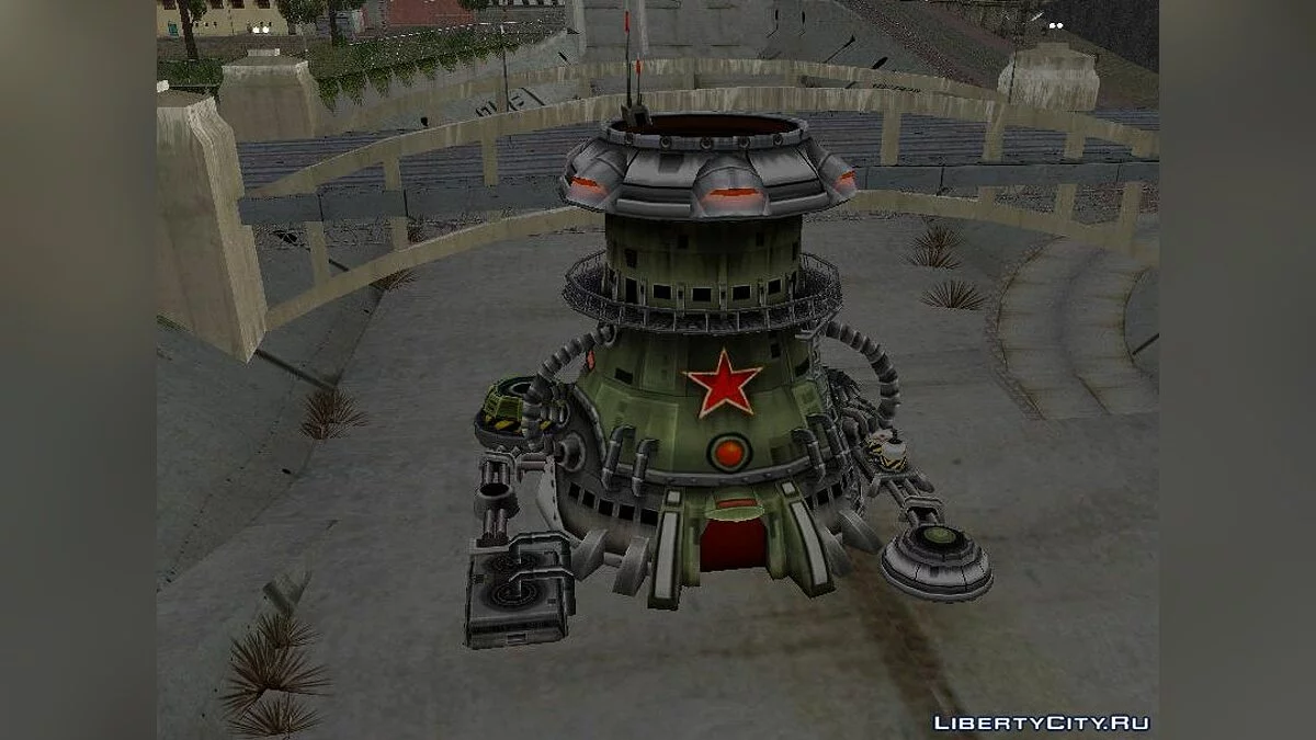 Постройки из Red Alert 3 / GTA San Andreas