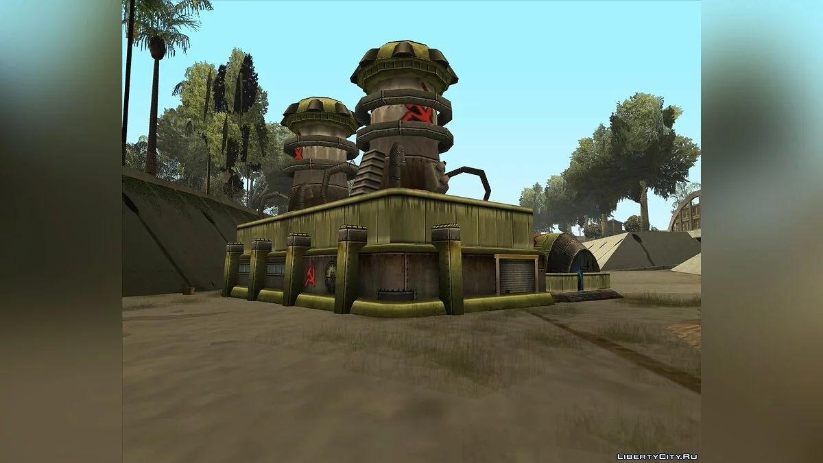 Постройки из Red Alert 3 / GTA San Andreas