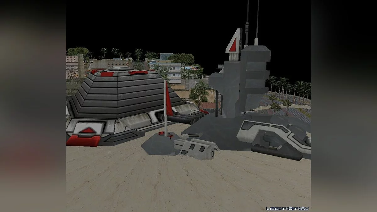 Постройки из Red Alert 3 / GTA San Andreas