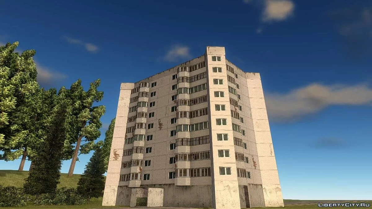 10-этажный жилой дом / GTA San Andreas