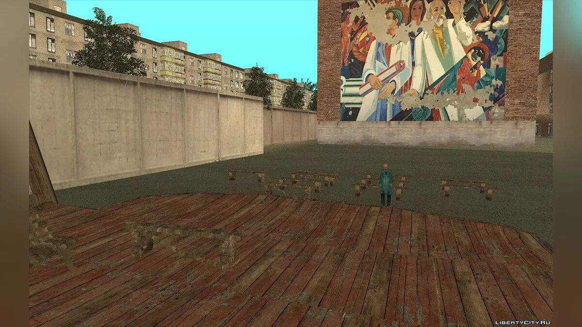 Сцена из S.T.A.L.K.E.R. / GTA San Andreas