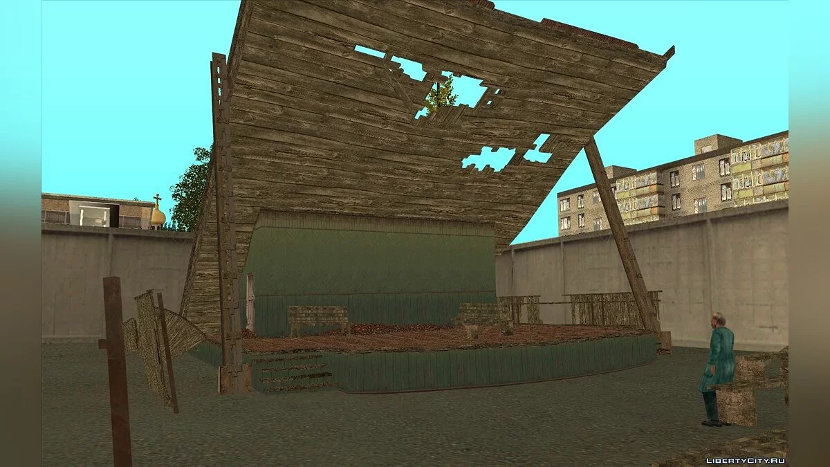 Сцена из S.T.A.L.K.E.R. / GTA San Andreas