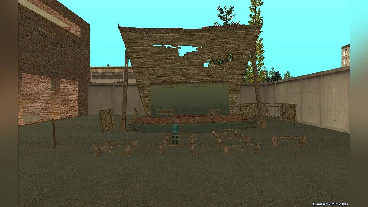 Сцена из S.T.A.L.K.E.R. / GTA San Andreas