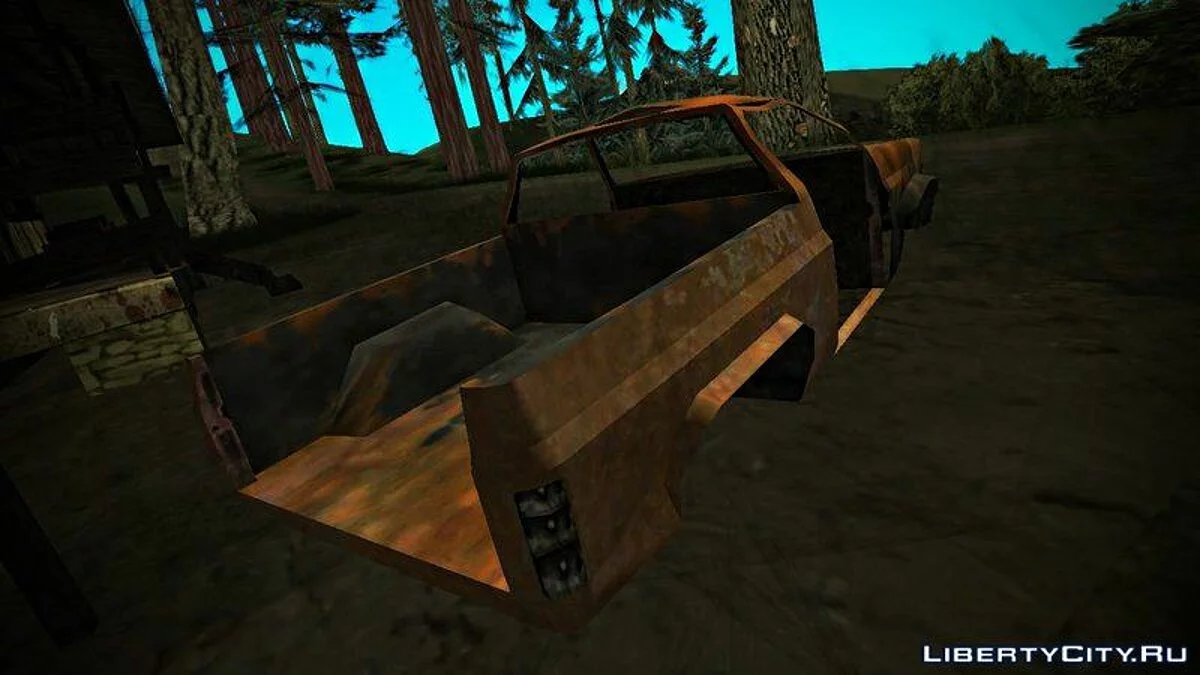 GTA IV Wrecked Cars (with Normal Map) / GTA San Andreas