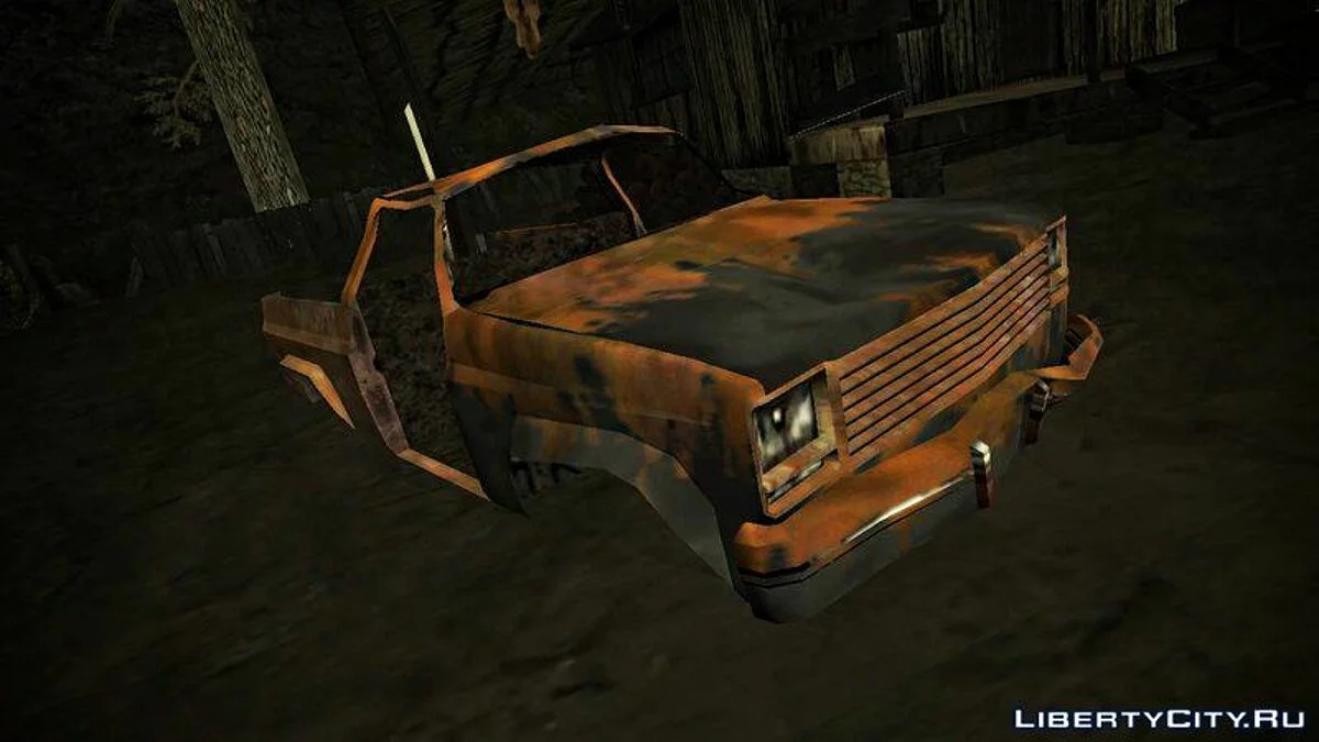 GTA IV Wrecked Cars (with Normal Map) / GTA San Andreas