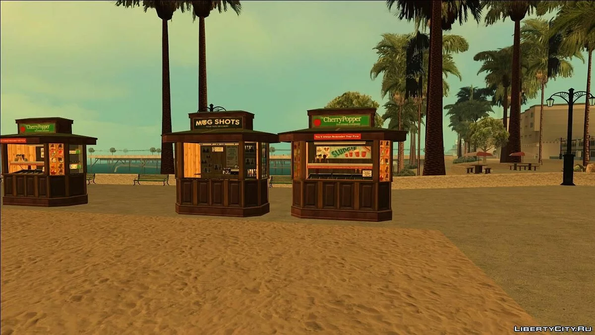 Kiosks from GTA V (With Normal Map) / GTA San Andreas