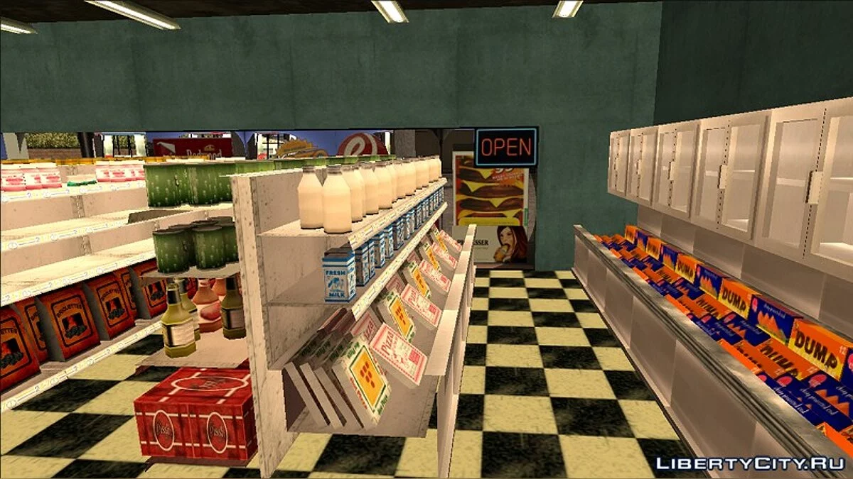 Заправка в Айдлвуде в стиле GTA V / GTA San Andreas