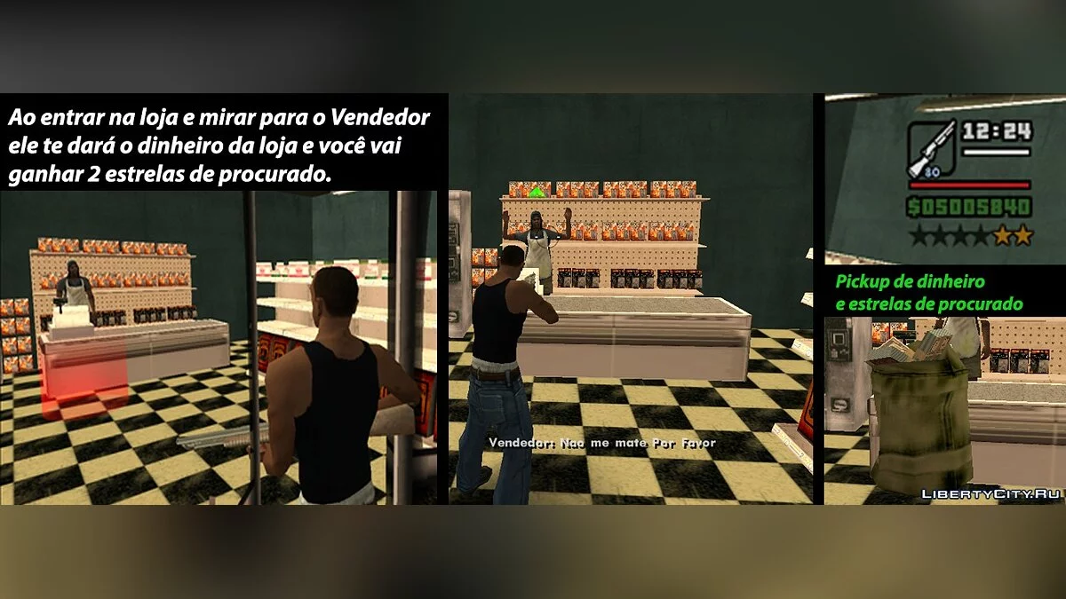Заправка в Айдлвуде в стиле GTA V / GTA San Andreas