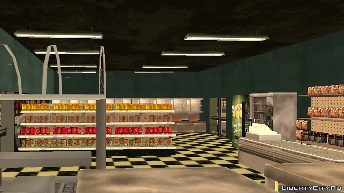 Заправка в Айдлвуде в стиле GTA V / GTA San Andreas