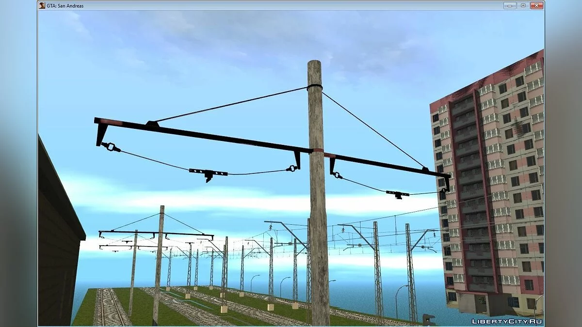 Опора трамвайной контактной сети / GTA San Andreas
