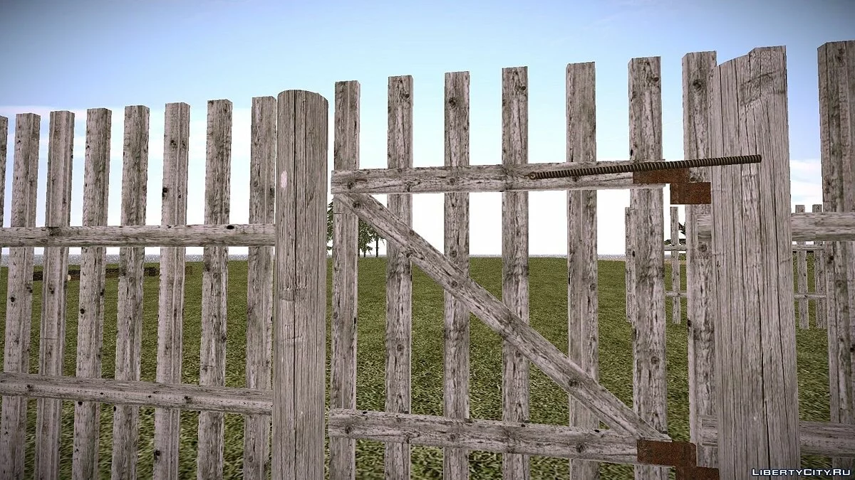 Старенький сельский забор / GTA San Andreas