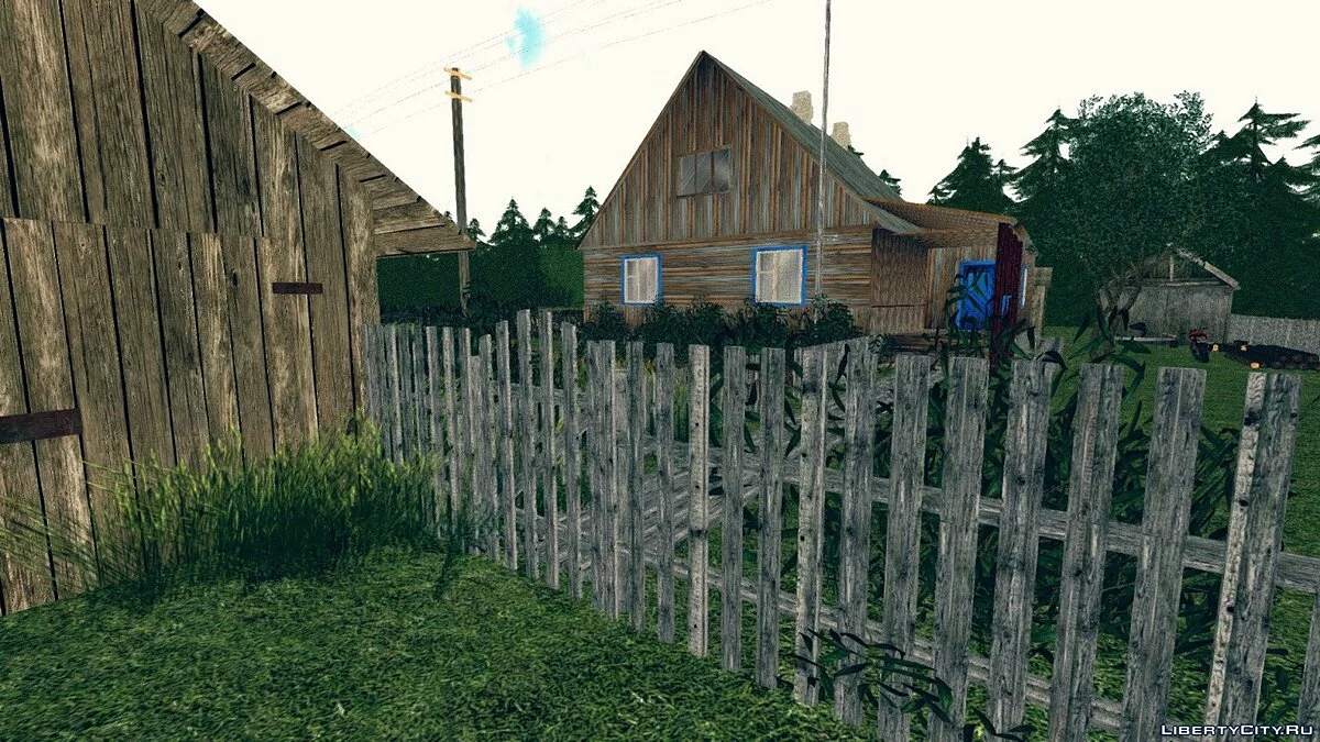Старенький сельский забор / GTA San Andreas