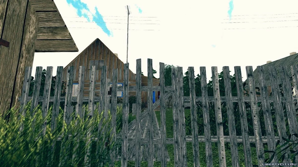 Старенький сельский забор / GTA San Andreas