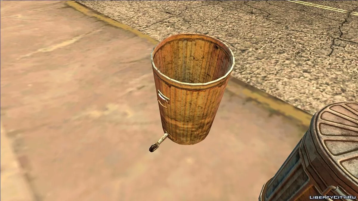 HQ Trash Bin #2 (Normal Map) / GTA San Andreas