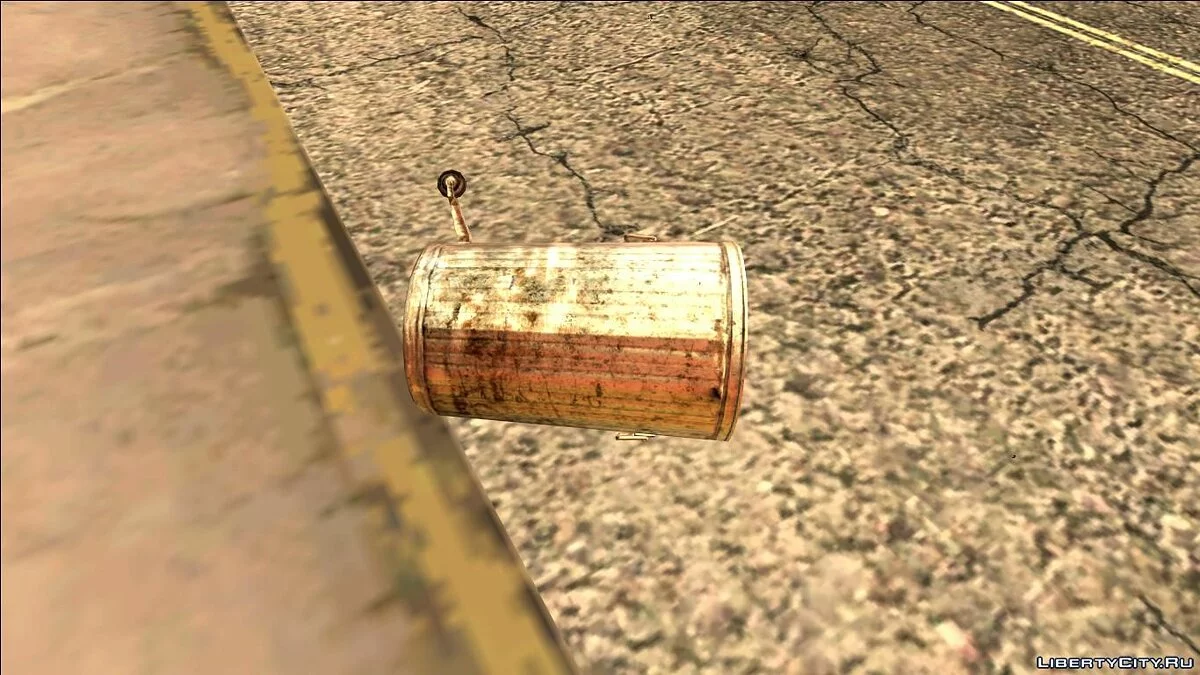 HQ Trash Bin #2 (Normal Map) / GTA San Andreas