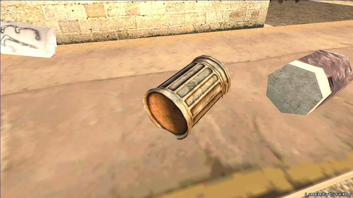 HQ Trash Bin (Normal Map) / GTA San Andreas