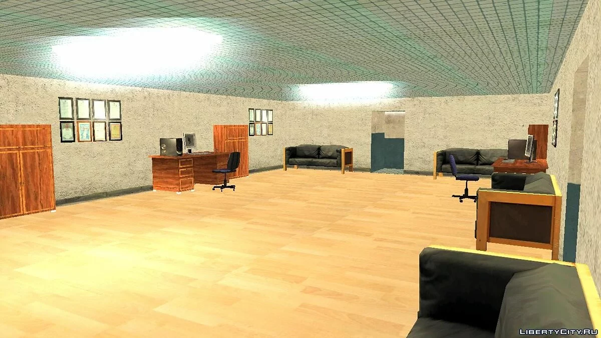 Обновленный интерьер УВД в г.Южном / GTA San Andreas