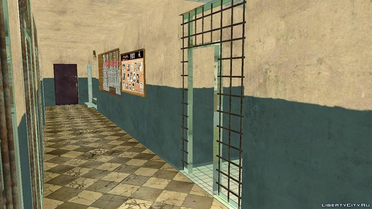 Обновленный интерьер УВД в г.Южном / GTA San Andreas
