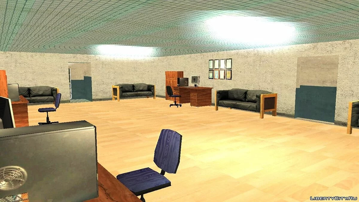 Обновленный интерьер УВД в г.Южном / GTA San Andreas