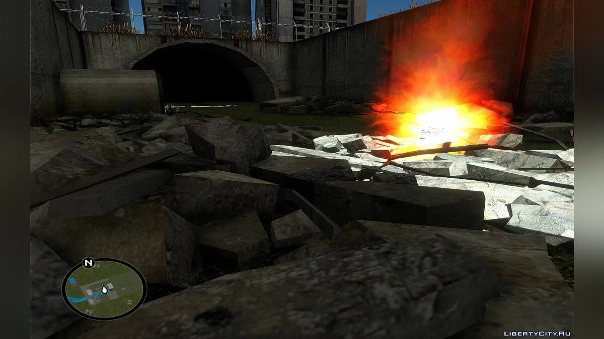 Мусорные объекты из Half-Life 2 / GTA San Andreas