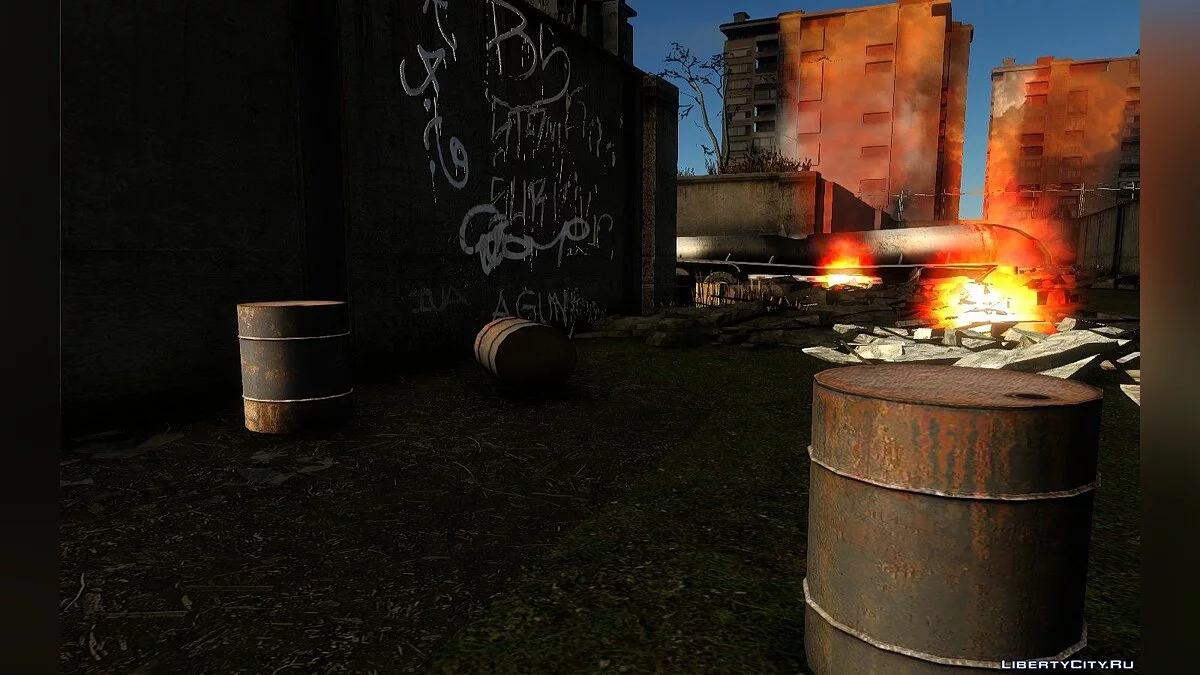 Новые Бочки из Half-life 2 / GTA San Andreas