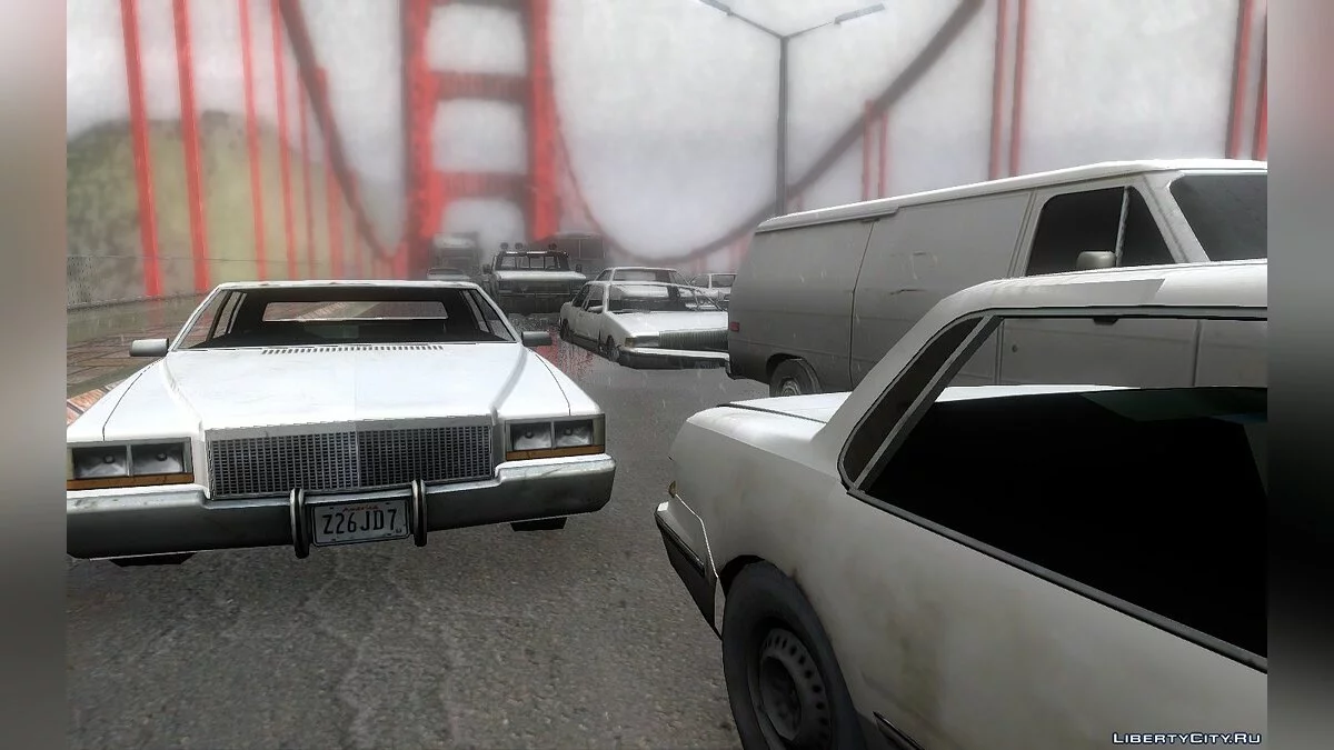 Заброшенный транспорт из Left 4 Dead 2 / GTA San Andreas