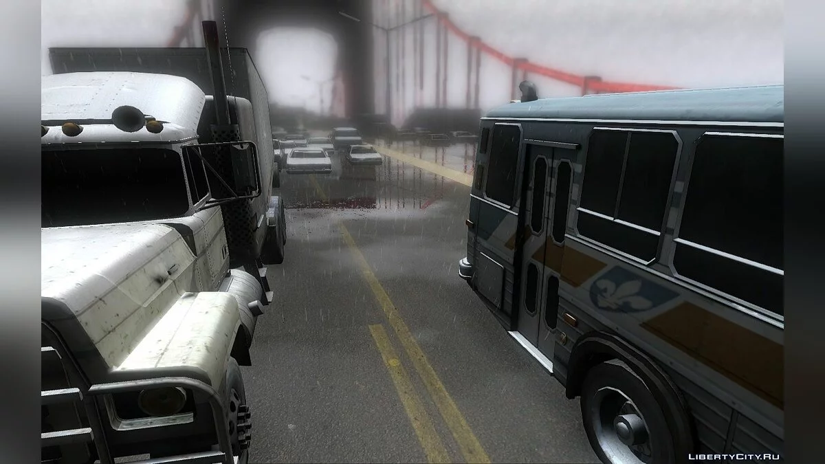 Заброшенный транспорт из Left 4 Dead 2 / GTA San Andreas