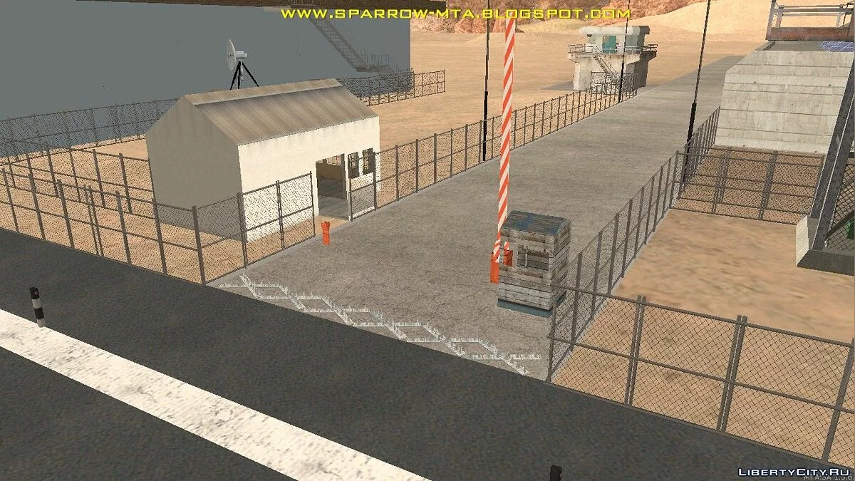 Военный городок в зоне 51 / GTA San Andreas