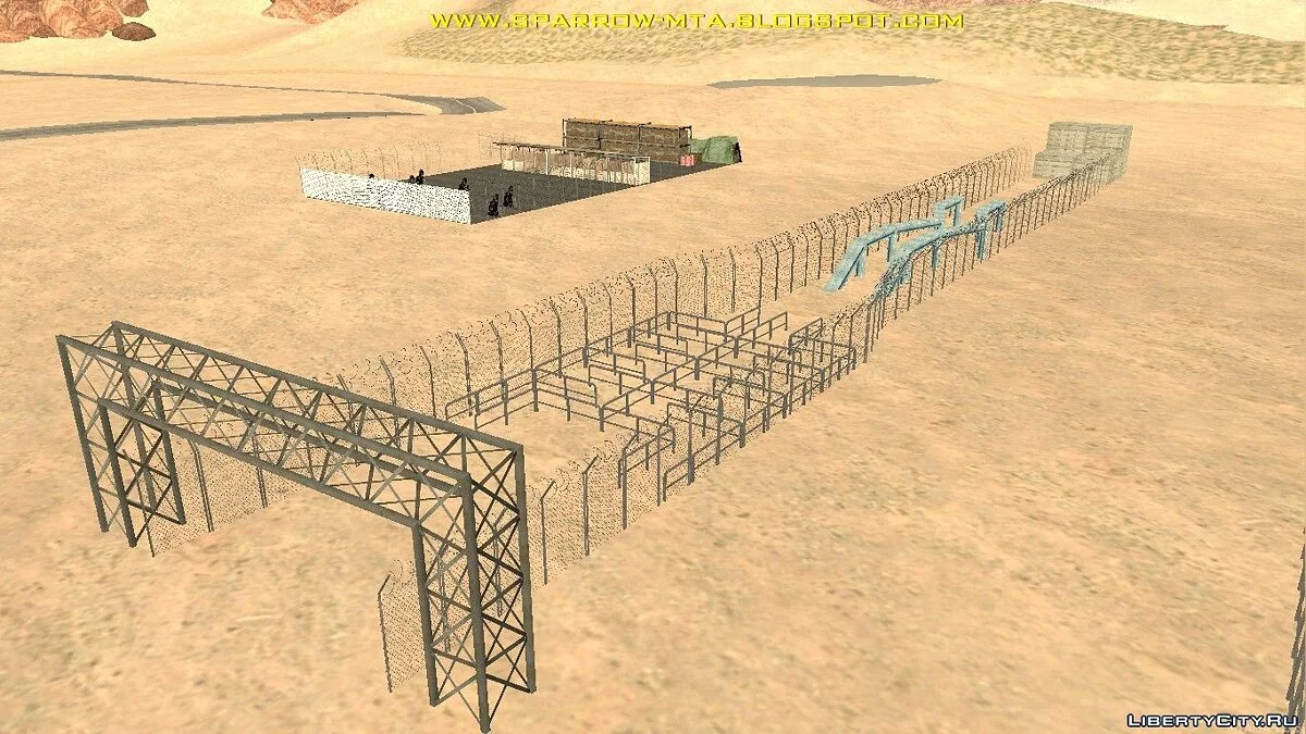 Военный городок в зоне 51 / GTA San Andreas