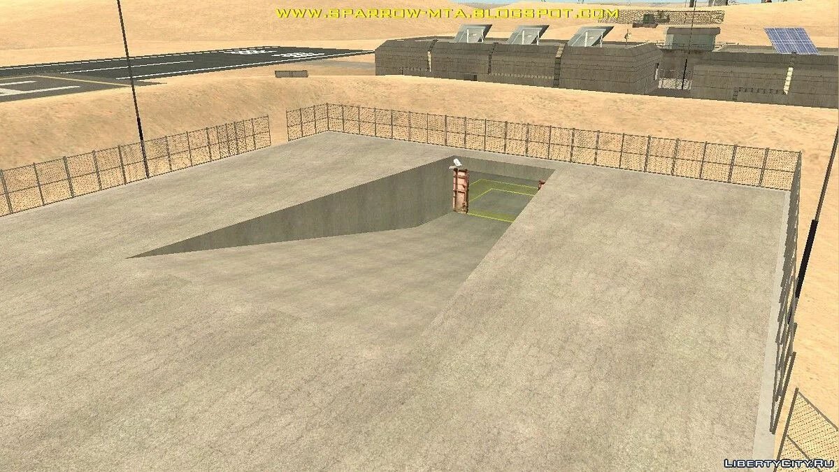 Военный городок в зоне 51 / GTA San Andreas