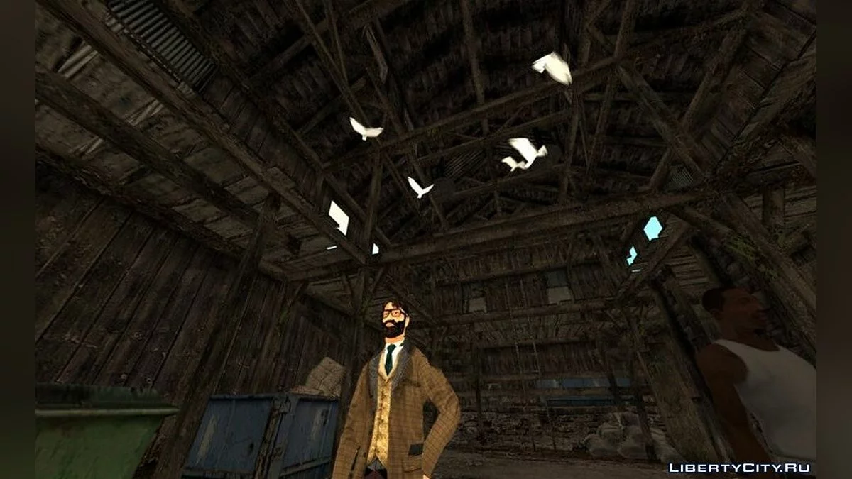 Сарай из игры Resident Evil 4 / GTA San Andreas