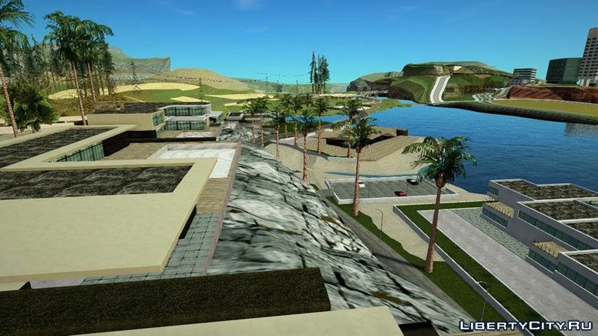 Malibu (New Safehouse+Building) / GTA San Andreas