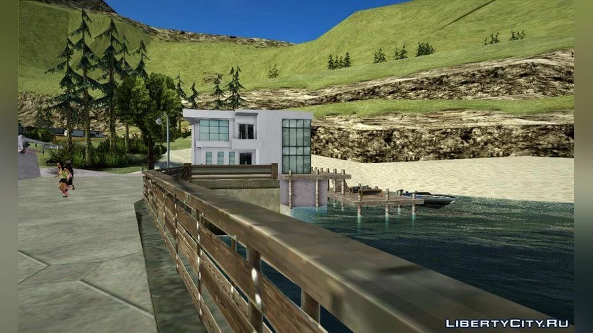 Вилла в Bayside [Safehouse+Interior+Cars] / GTA San Andreas