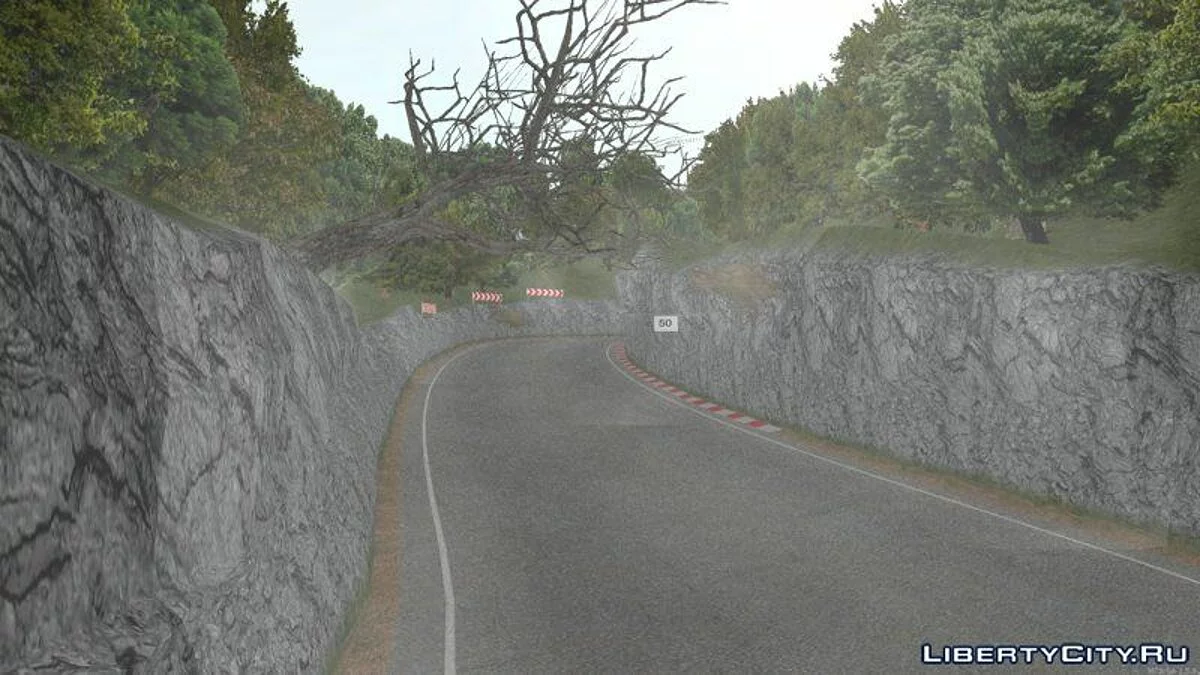 Гоночная трасса в горах / GTA San Andreas