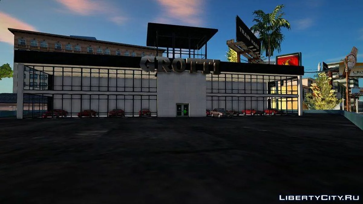 Новый выставочный зал Grotti в LS / GTA San Andreas