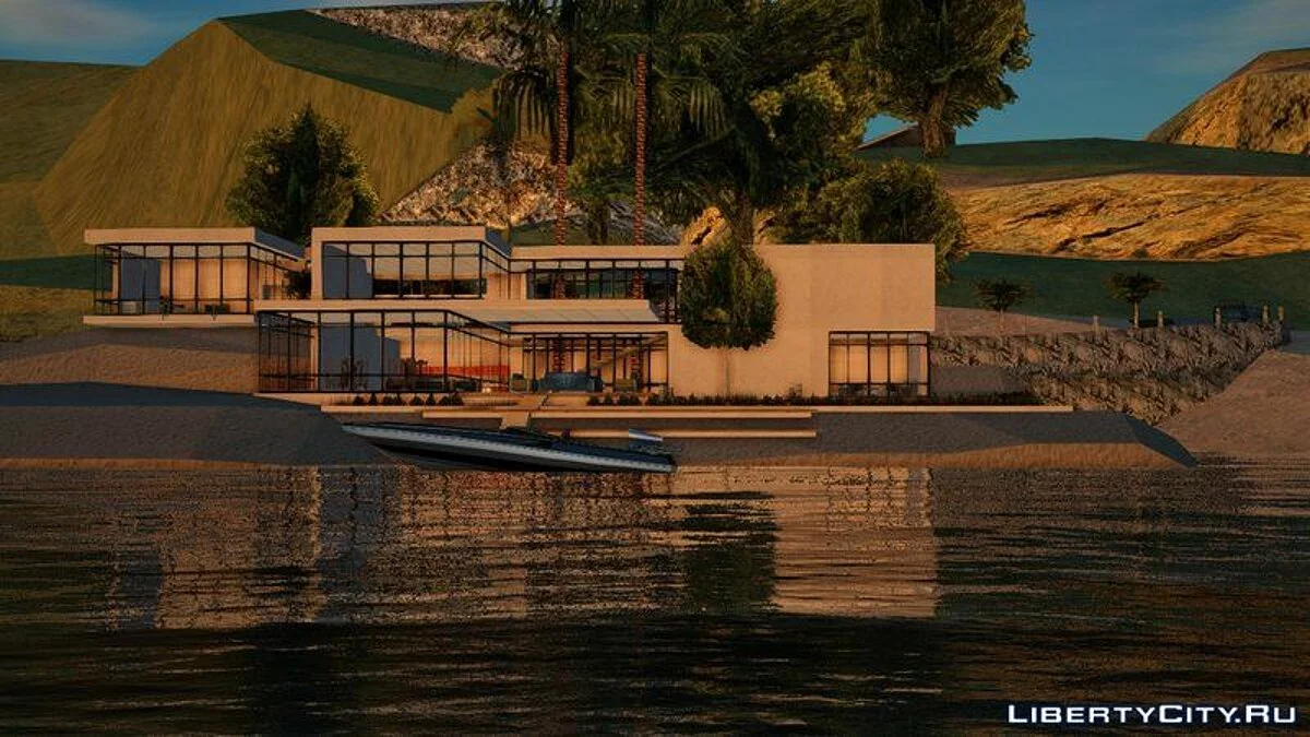 Вилла F [Interior/Savedisk/Cars+Boat] / GTA San Andreas