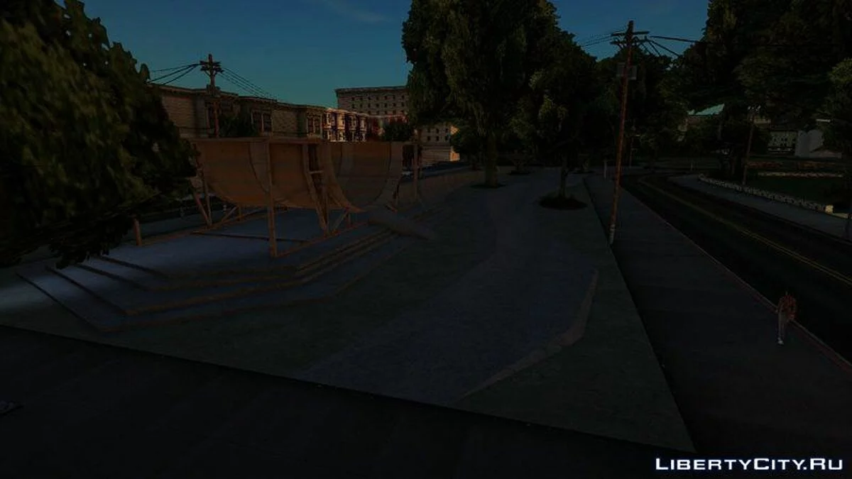 Небольшой скейт-парк в SF / GTA San Andreas