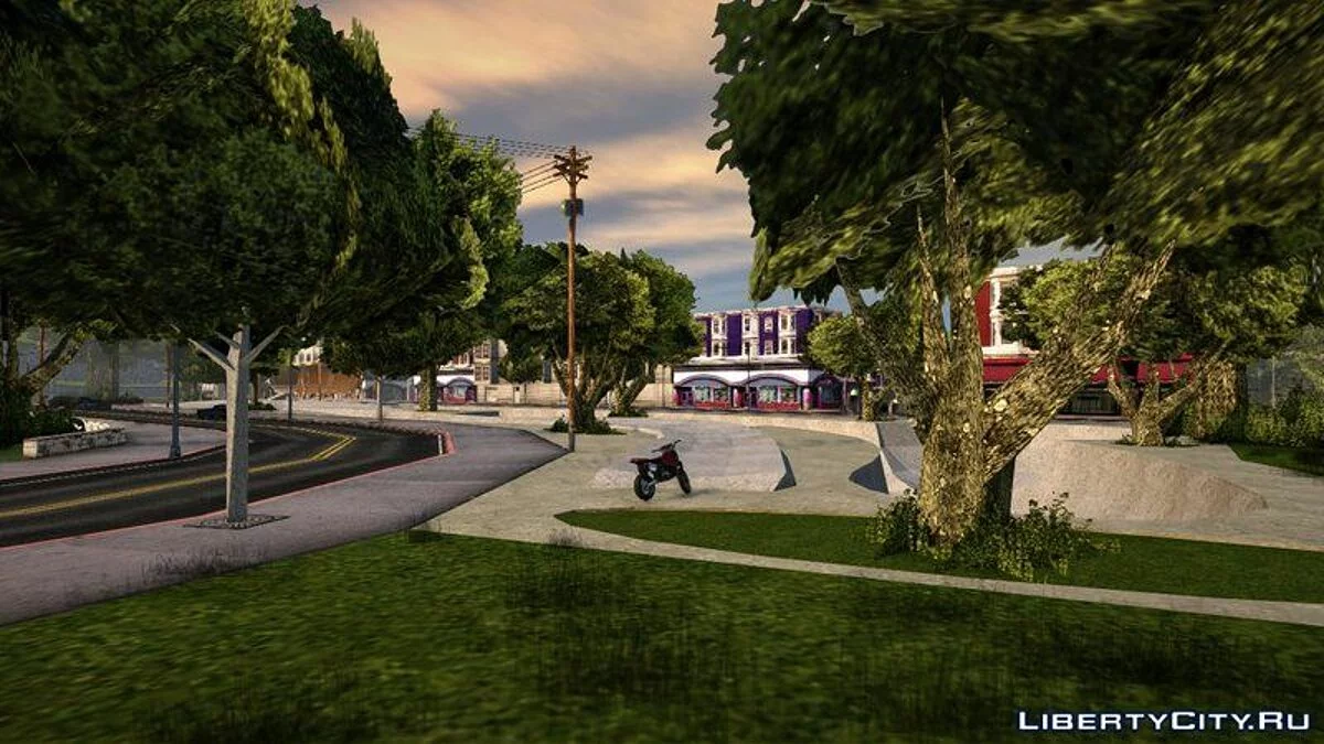 Небольшой скейт-парк в SF / GTA San Andreas