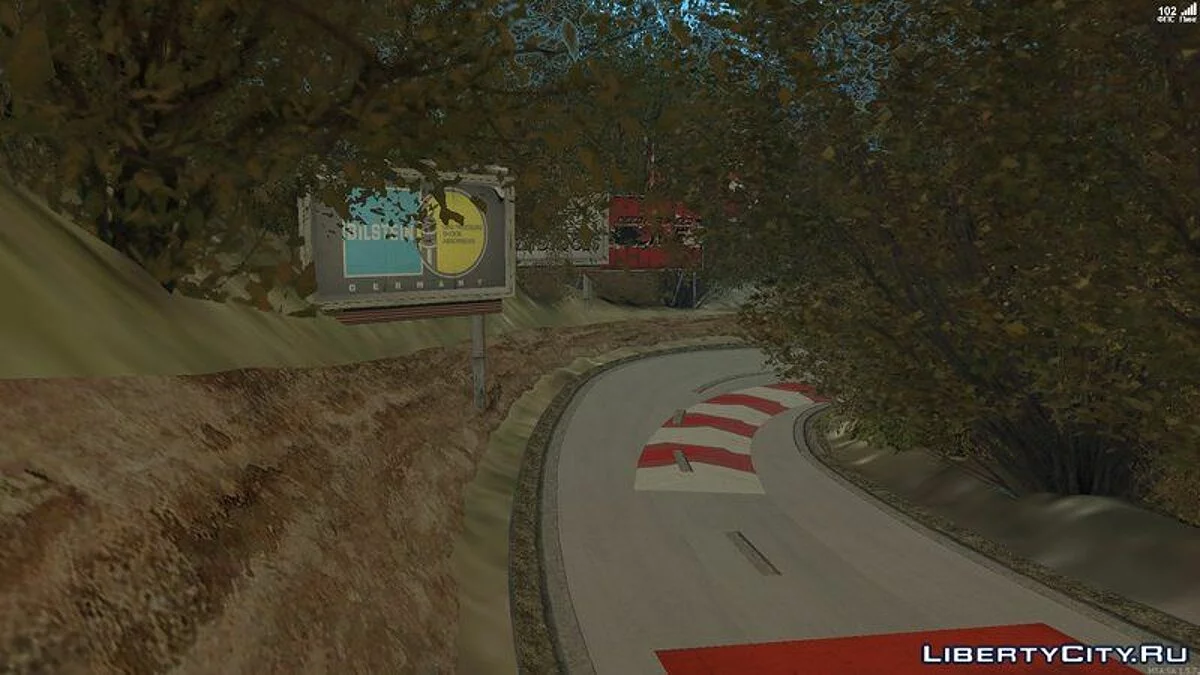 Трасса Ebisu Touge / GTA San Andreas